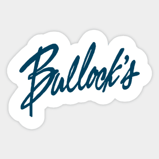 Bullock's Department Store.  Los Angeles, California Sticker